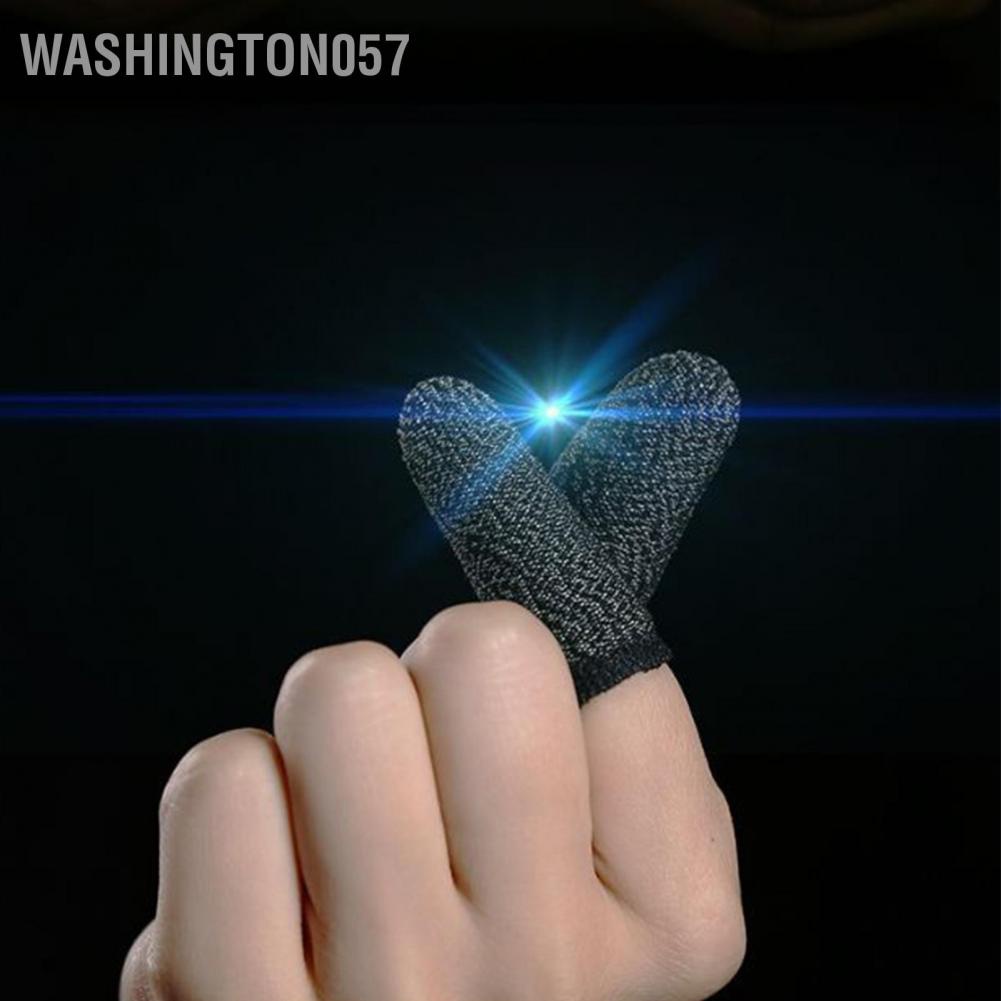 Hàng Hot Tay áo chơi game Tay cầm chơi game Bộ điều khiển trò chơi di động Ngón tay cái Tấm che màn hình cảm ứng thoáng khí Chống trượt Hàng giao ngayWashington057