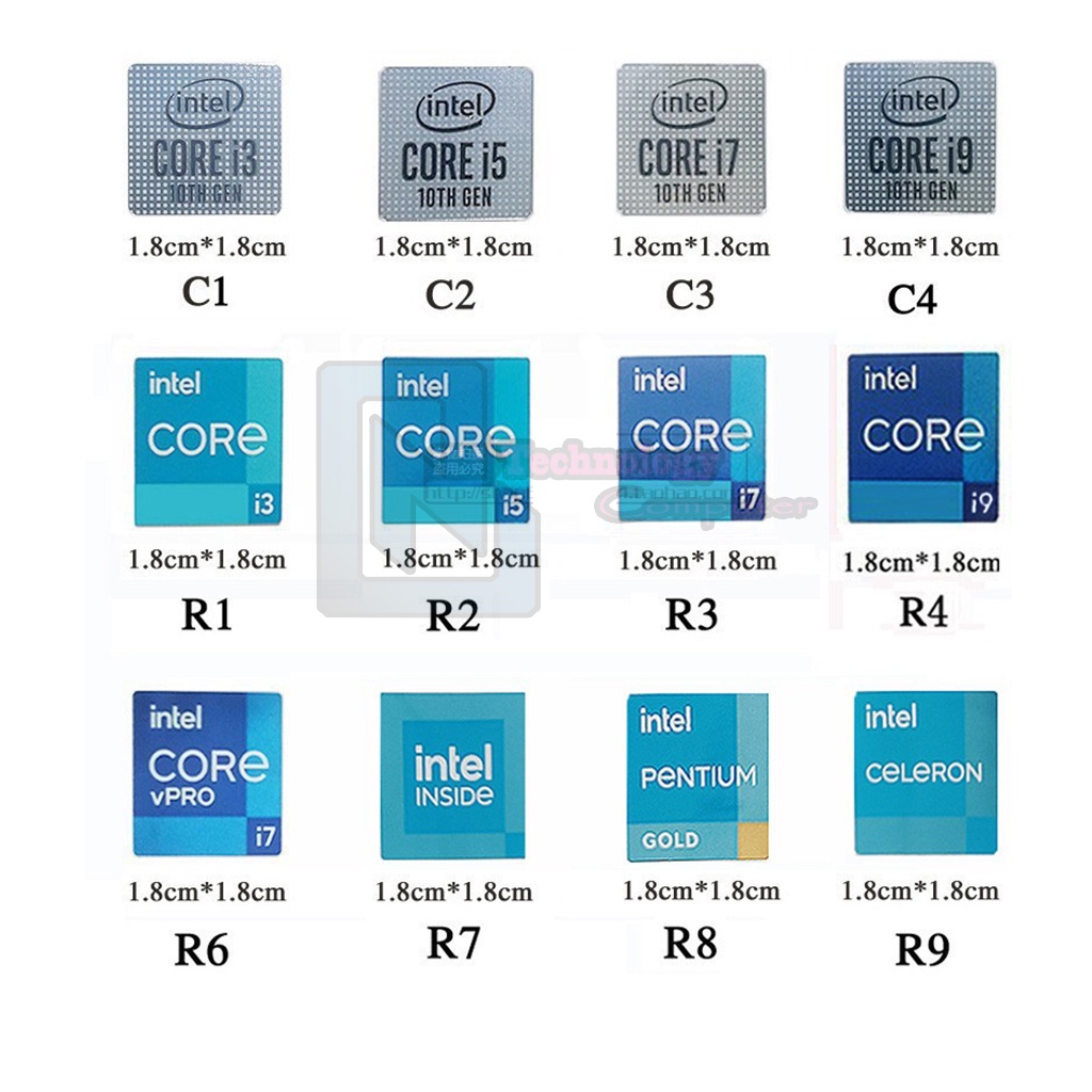 Miếng Dán Sticker Dành Cho Máy Tính Các Dòng Phổ Biến Thích Hợp Dán Ngoài Vỏ Case PC Hoặc Trên Sản Phẩm