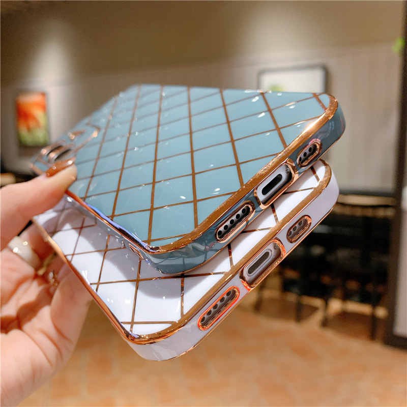 Ốp lưng iphone, Kim cương mạ vàng ,viền vuông giả ip 12,ip11, 11 Pro Max, 12Promax