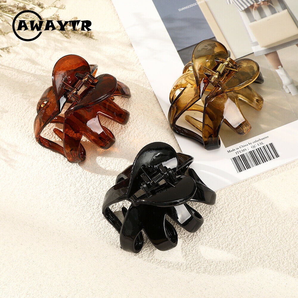 Kẹp Tóc Trơn 8Cm Kiểu Dáng Thời Trang Cho Nữ