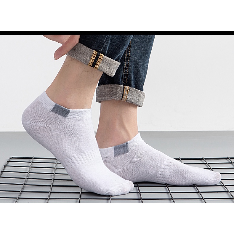 Vớ Trơn Cổ Ngắn, Tất Cổ Ngắn Nam/Nữ vải cotton PATADO chuẩn xuất khẩu Mã TV01