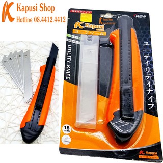 Dao rọc giấy tặng kèm 5 lưỡi dao kapusi