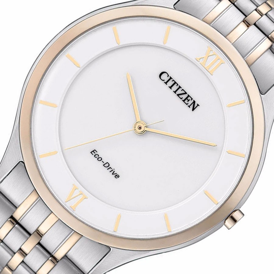 Đồng Hồ Nam Citizen Siêu Mỏng Dây Thép Không Gỉ AR0074-51A - Mặt Trắng (Sapphire)