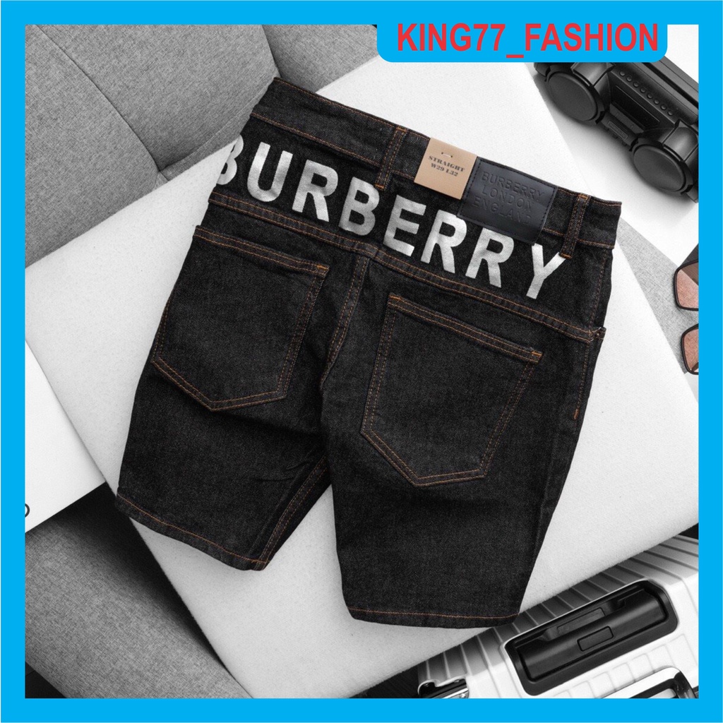 Quần short jean nam đen in BBR siêu đẹp chất jean cao cấp mẫu mới giá rẻ chuẩn shop uy tín