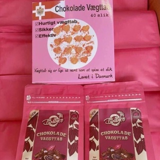 Kẹo socola giảm cân Chokolade Vaegttab, bản mới màu hồng [chính hãng]