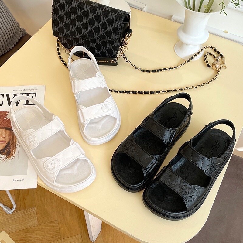 Dép Nữ Sandal Cao Su Non Siêu Mềm Êm Chân Không Thấm Nước