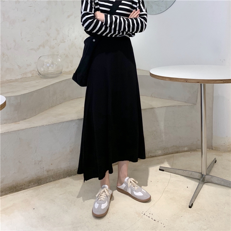 Chân Váy Chữ A Dáng Dài Vải Cotton Thời Trang Mùa Hè Cho Nữ