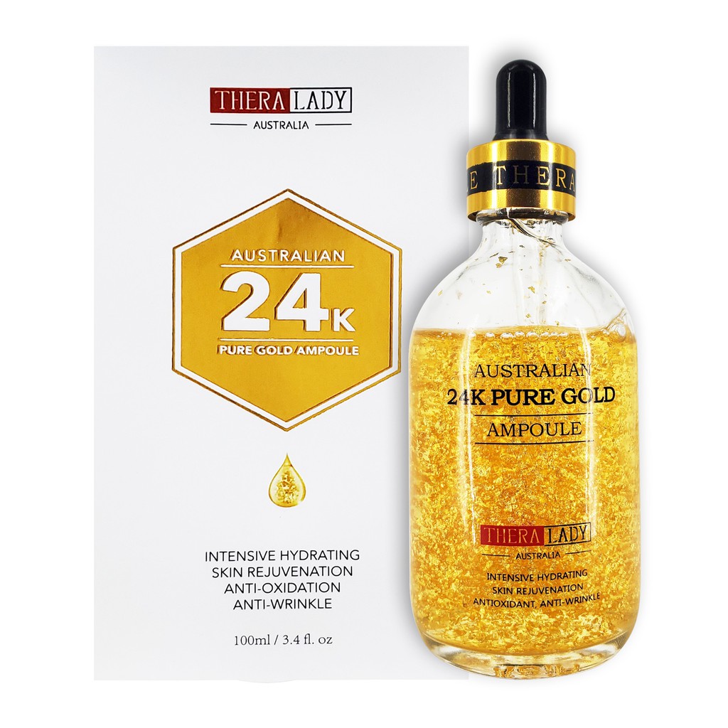 SERUM TINH CHẤT VÀNG 24K PURE GOLD AMPOULE 100ml - THERA LADY
