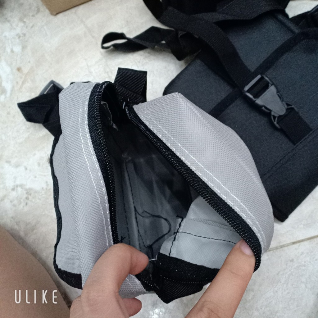 ⚡ unisex Đen xám ⚡Túi đeo chéo ĐỰNG ĐIỆN THOẠI, CHẤT vải BỐ KAKI DÂY DÙ cá tính sành điệu NAM NỮ 2 MÀU ĐEN XÁM