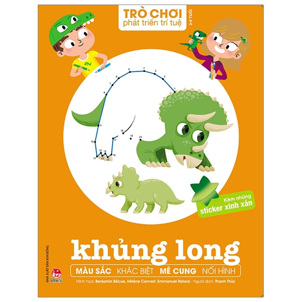 Sách - Trò Chơi Phát Triển Trí Tuệ: Khủng Long