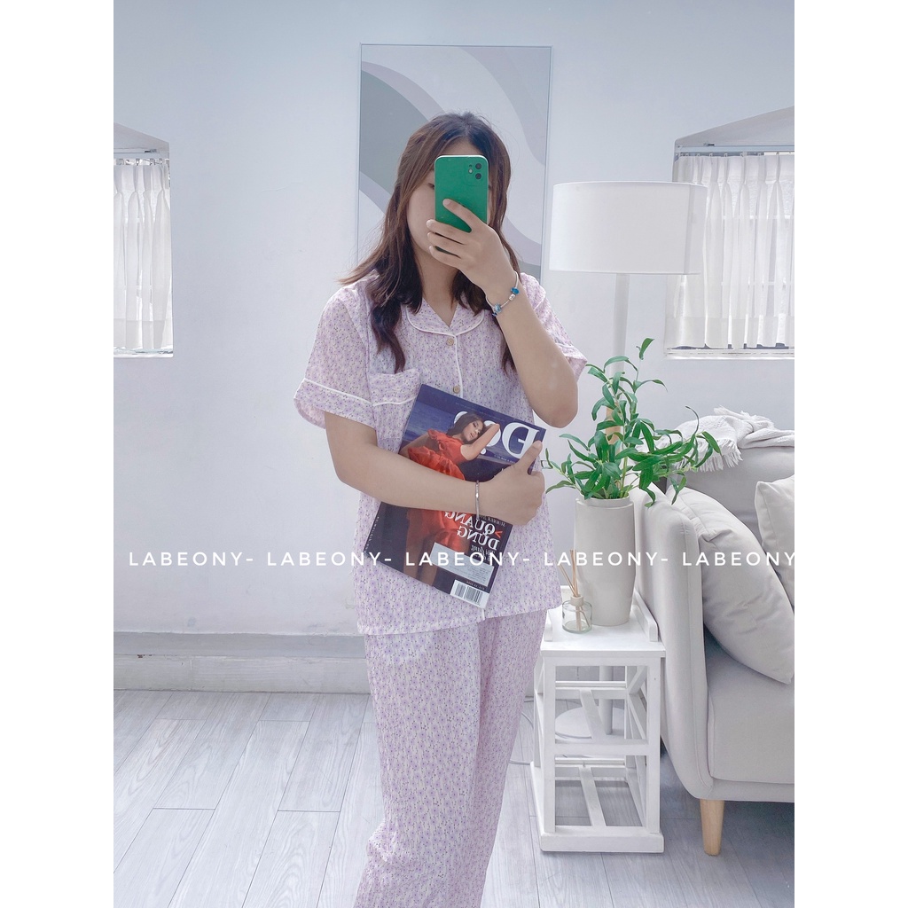 Pyjama nữ đồ mặc nhà đồ bộ mùa hè mềm mát Sala set- Labeony