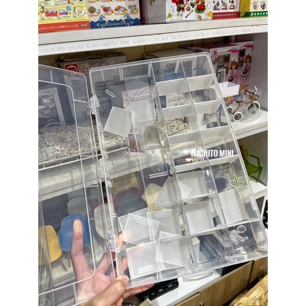 Hộp nhựa chia ô tháo được vách ngăn size lớn nhất 36 ô và 28 ô