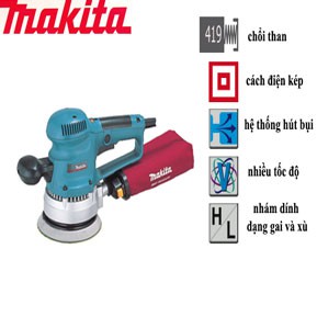 Máy chà nhám quỹ đạo makita  BO6030