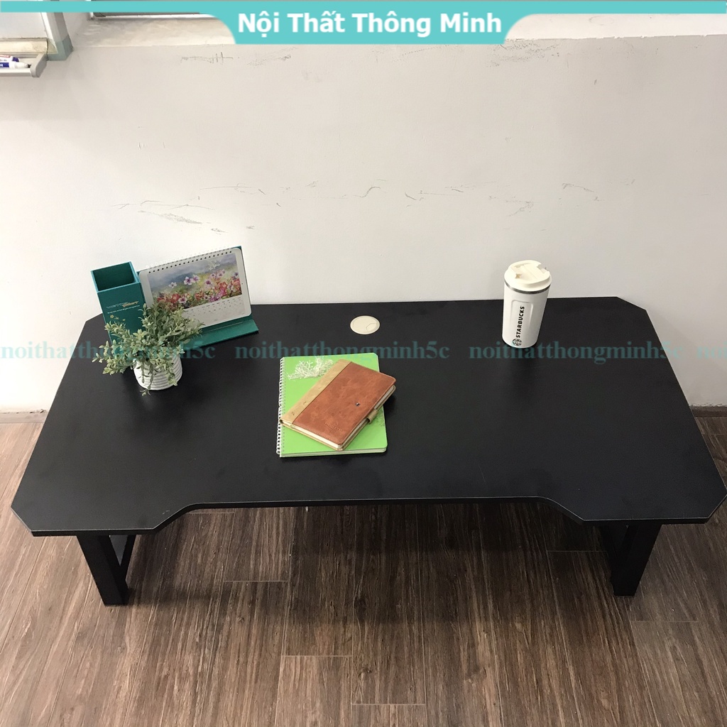 Bàn gaming gấp gọn thông minh ngồi bệt, Bàn học tập gấp thấp kích thước lớn chân sắt phủ sơn tĩnh điện