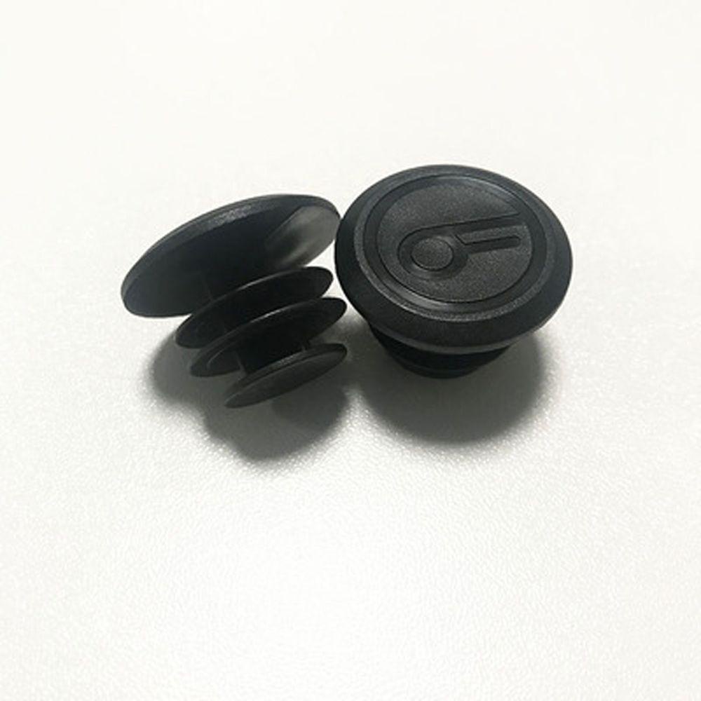 Set 2 Nút Nhựa Gắn Tay Lái Xe Đạp Màu Đen Cổ Điển