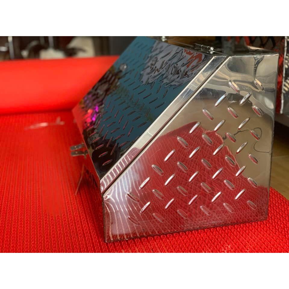 THÙNG ĐỰNG ĐỒ NGHỀ INOX CHO XE TẢI KT 40X30X30cm - HÀNG CAO CẤP CHẤT LƯỢNG