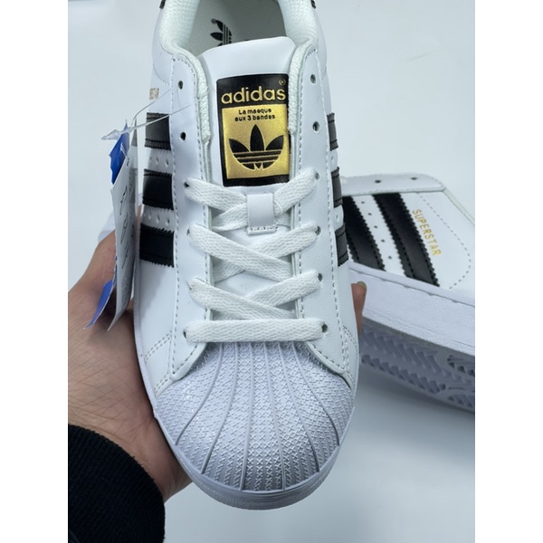 Giày Sneaker   Adidar mủi xò kèm phụ kiện