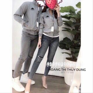 Áo khoác cặp dù giả kaki