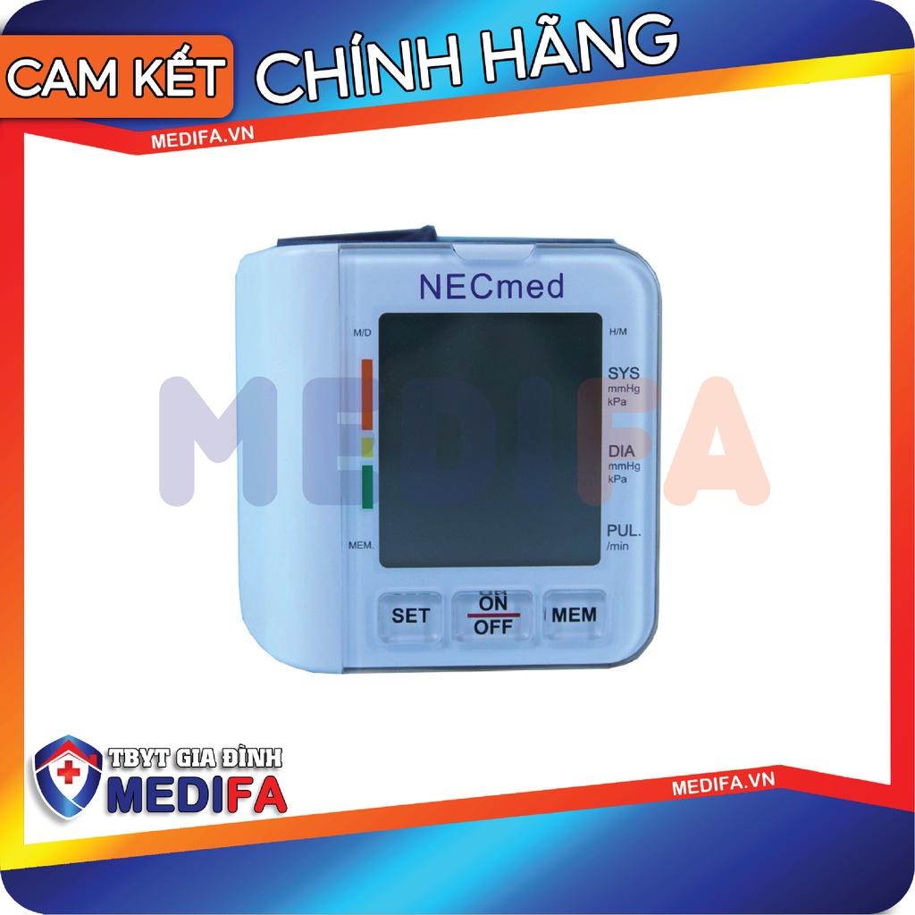 [Chính hãng] Máy đo huyết áp điện tử cổ tay NECmed LX-800