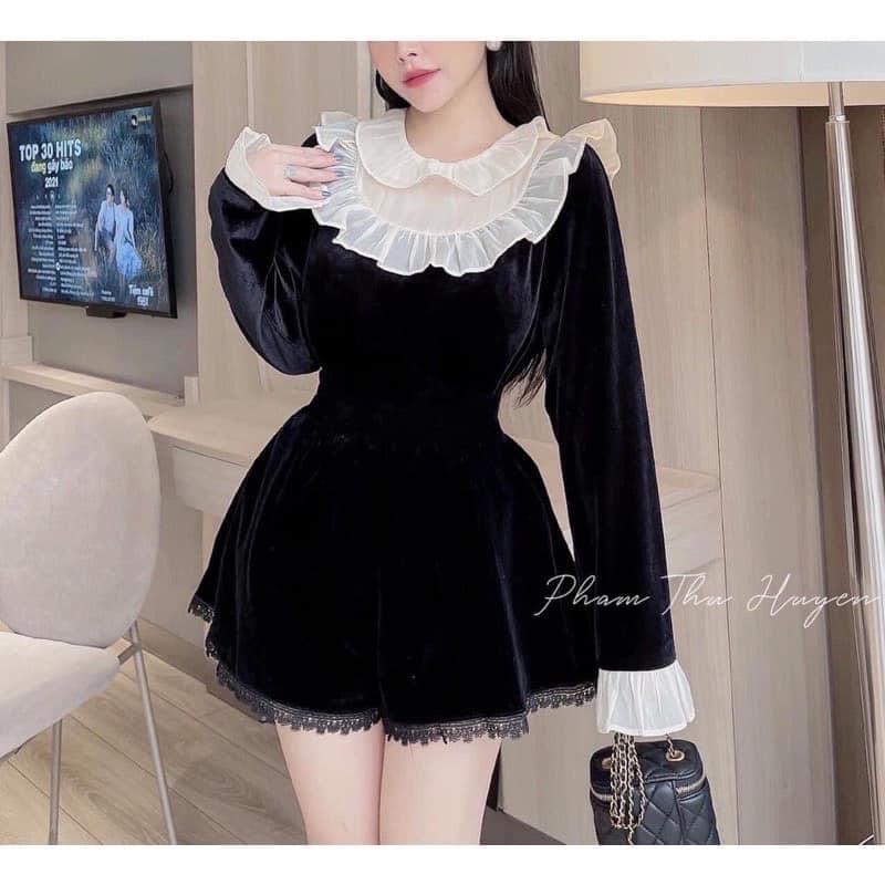 Mã 06- QUẦN SHORT NHUNG VIỀN REN