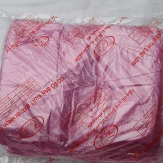 1 kg túi nilon 2 quai hàng trung tím siêu mỏng giá rẻ ( màu hồng)Kích cỡ loại 2 kg
