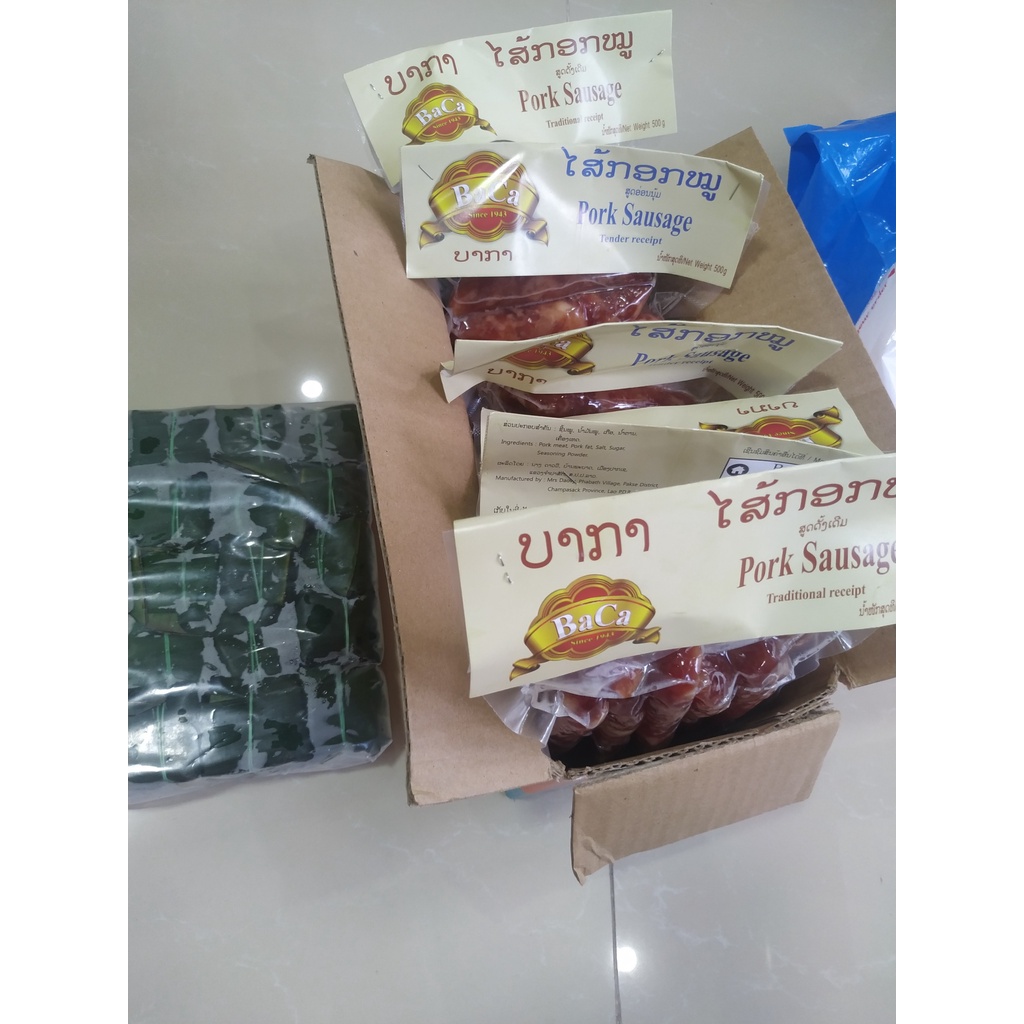 Lạp xưởng Lào PORK SAUSAGE ( Gói 500gr - 1kg ) | BigBuy360 - bigbuy360.vn