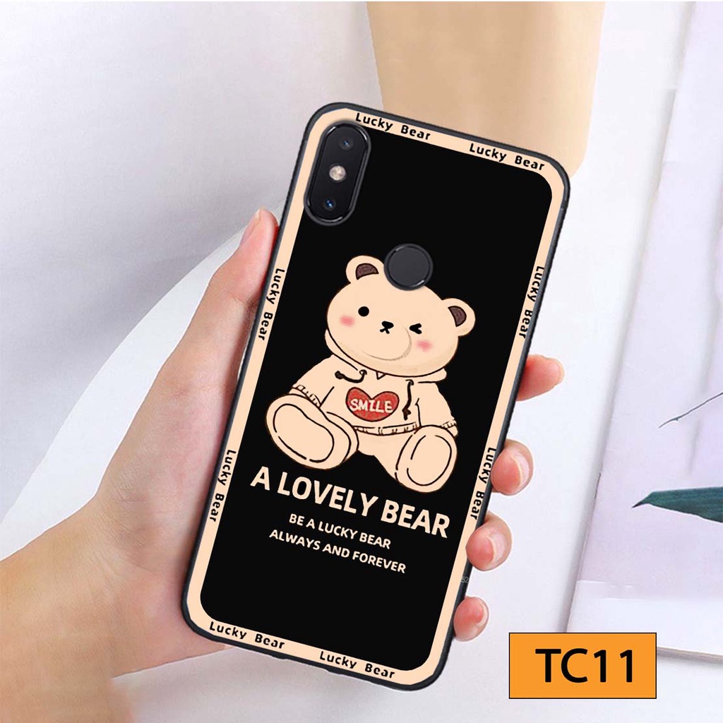 Ốp lưng Xiaomi Redmi 6 / Redmi 6 Pro / Redmi 7 / Xiaomi Mi 8 / Mi 8 SE in hình những chú gấu ngộ nghĩnh cá tính