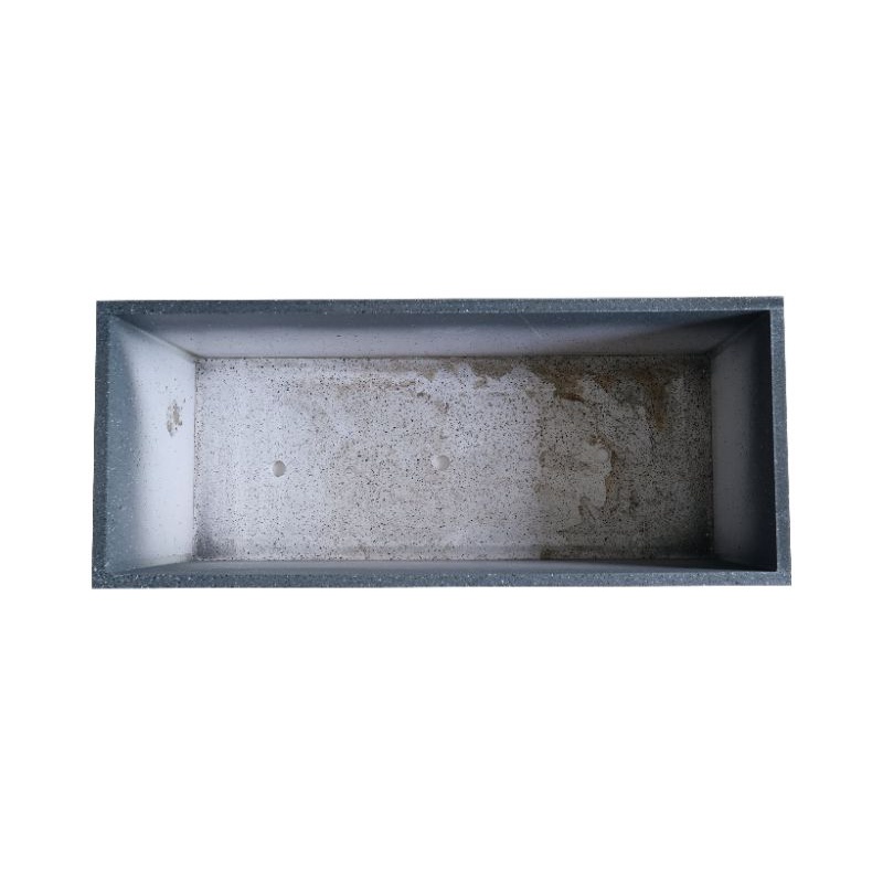 Chậu composite kẻ sọc giả đá 50x20x25 Home Việt