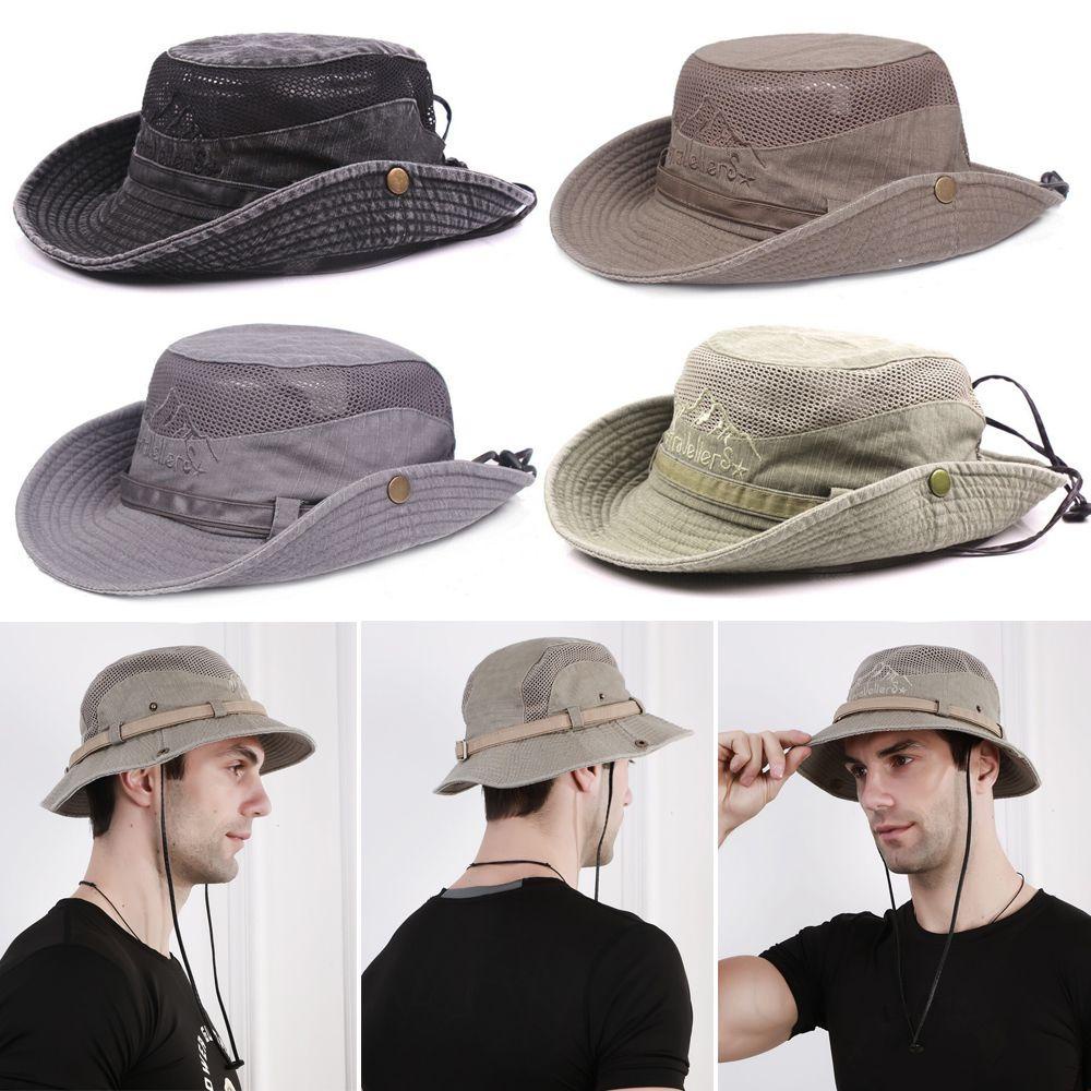 BSUNS Mũ Câu Cá Chống Nắng Gấp Gọn Điều Chỉnh Được Thời Trang