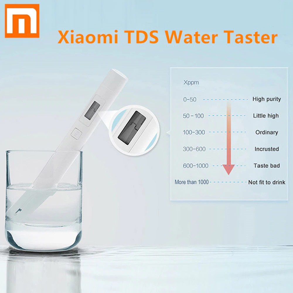 Bút thử TDS nước Xiaomi kiểm tra nồng độ TDS trong nước nhanh chóng Hàng Chính Hãng