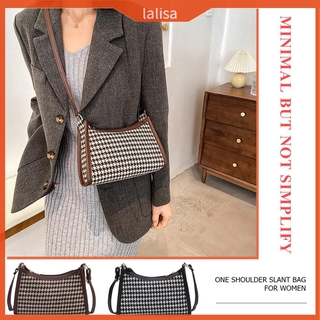 Túi Đeo Chéo Họa Tiết Kẻ Sọc Thời Trang Cho Nữ