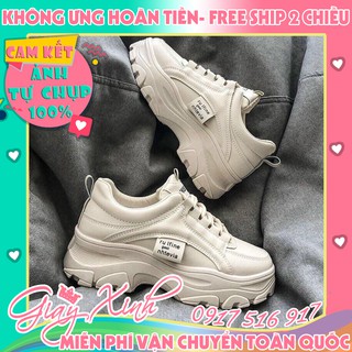 Giày thể thao nữ rufine,giày thể thao nữ sneaker màu trắng viền rufine đẹp mã m010