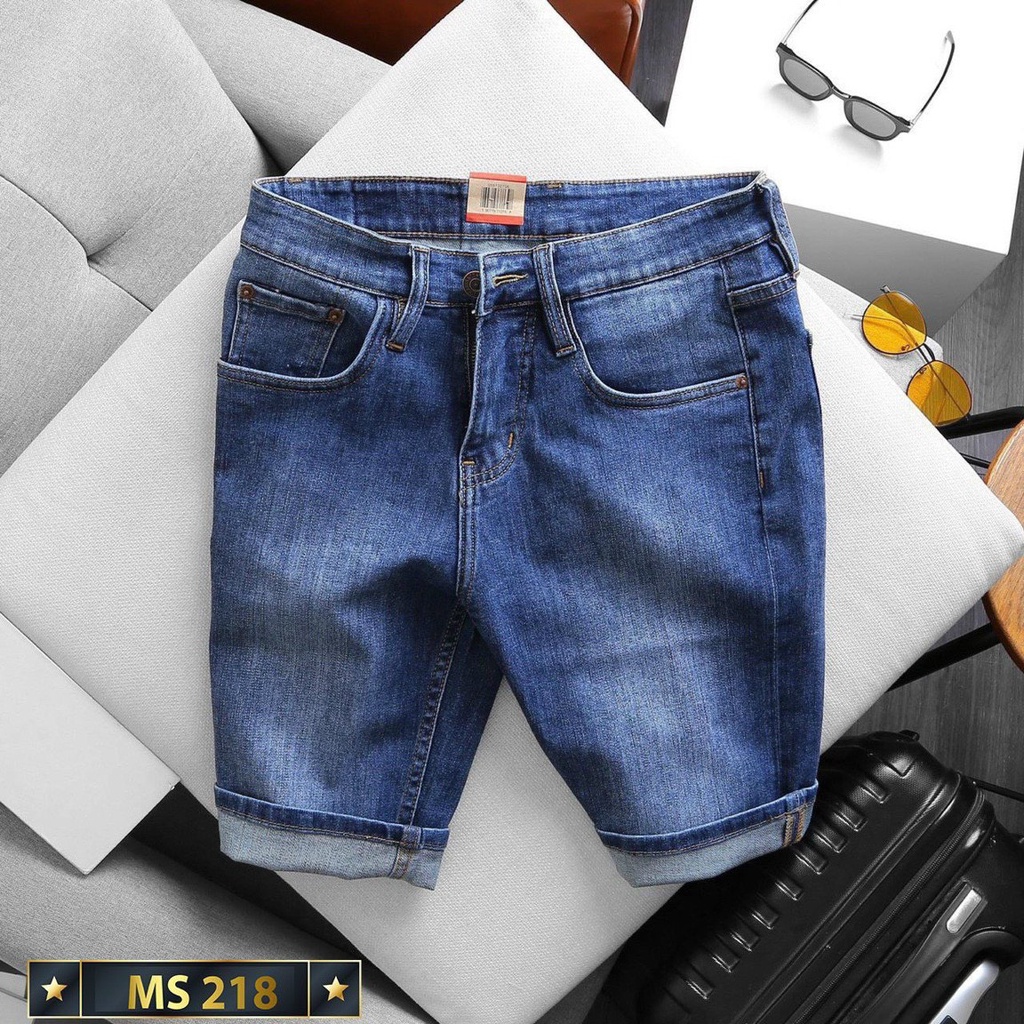 QUẦN JEAN NAM NGẮN SHORT VẢI CO GIÃN MẪU MỚI 247 218