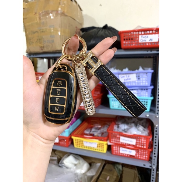 Bao Đựng Chìa Khóa silicon Mạ Bạc Cho Hyundai Accent 2021-2022 Accent 4 Nút