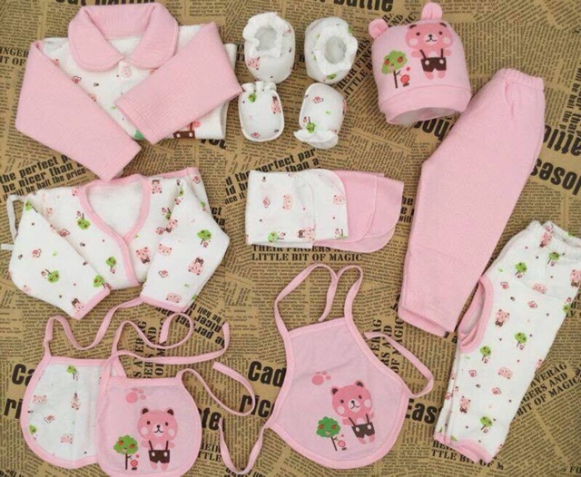 Hộp Set quà tặng cho bé sơ sinh 14 món Baby fashion