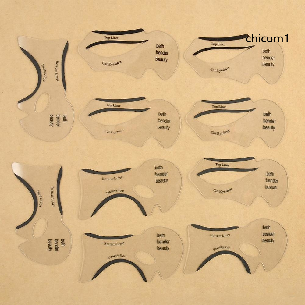 [Hàng mới về] Set 2 khuôn kẻ mắt tự nhiên dễ sử dụng