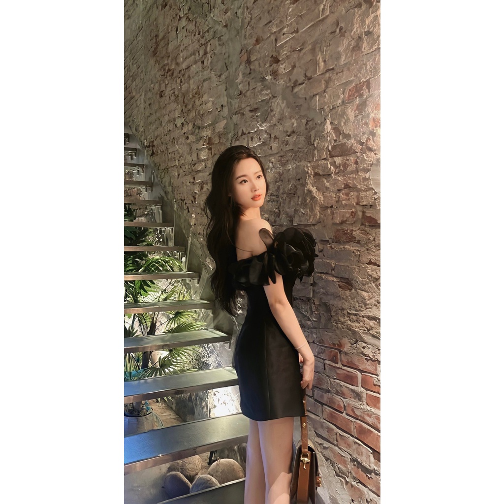 Váy hoa đính kết -  Follose Dress - Achelois