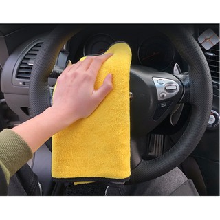 Combo 3 khăn lau xe Microfiber siêu dày,siêu hút nước