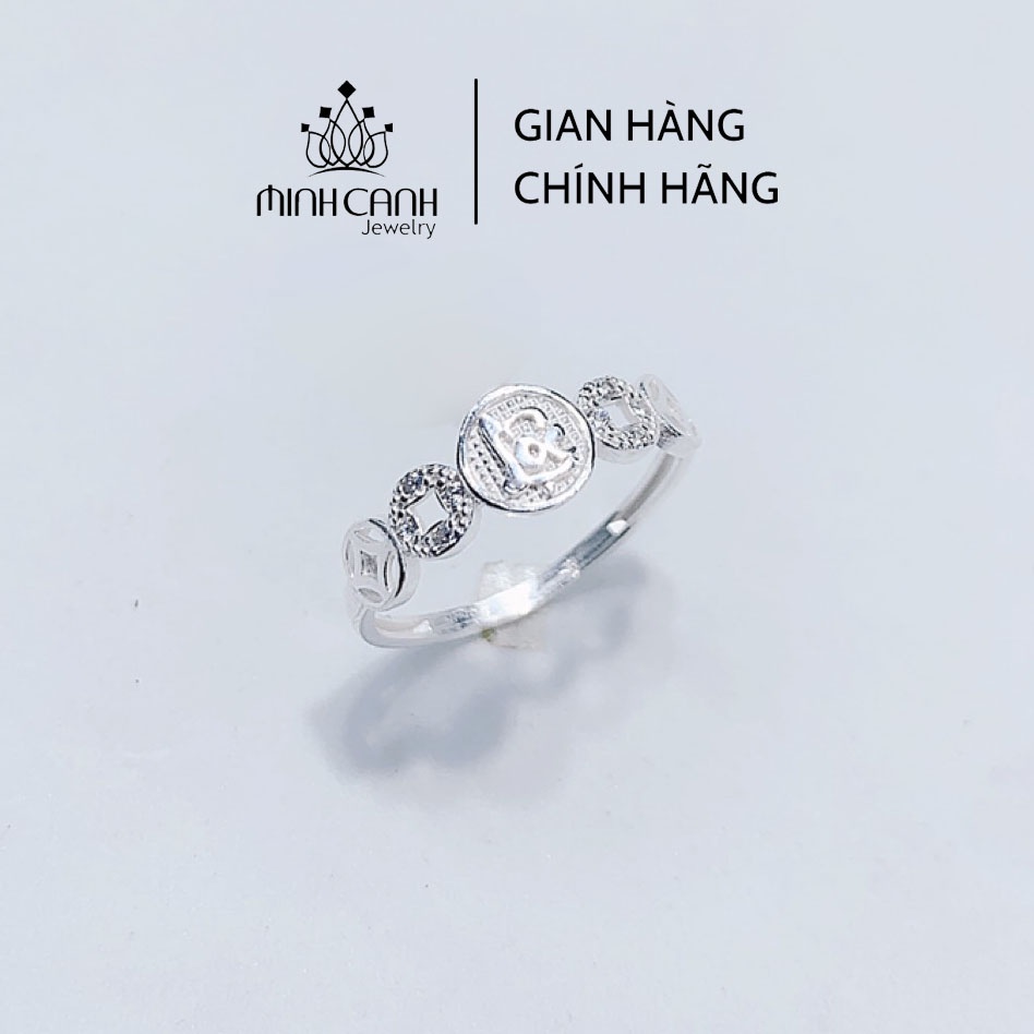 Nhẫn Kim Tiền Chữ Lộc May Mắn Minh Canh Jewelry
