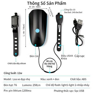 Đèn còi xe đạp