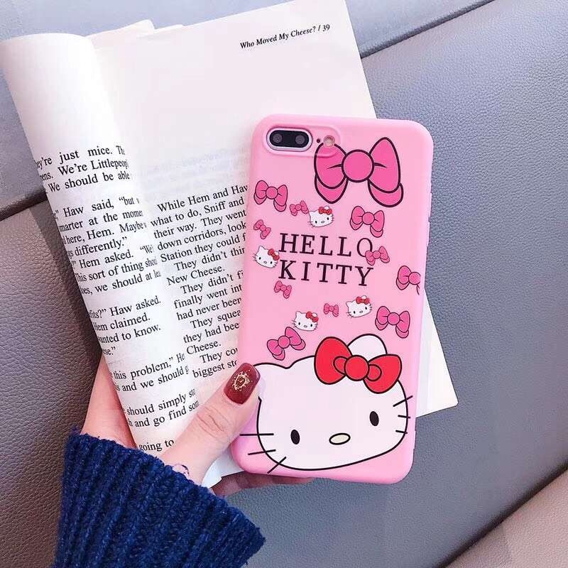 Ốp điện thoại hình Hello Kitty đáng yêu cho OPPO F11 Pro F9 A7 A3s A5s F7 F5 A37 A57 A39 F1s A71 A83 F3 A77