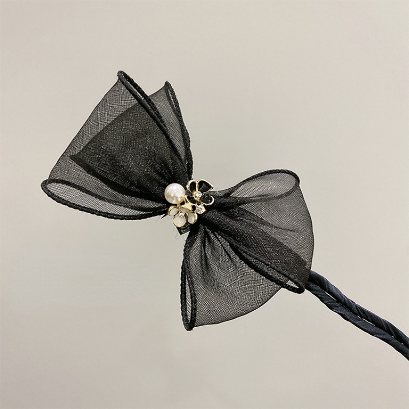 Dây Buộc Tóc Lưới Thắt Nơ Mới Thanh Lịch