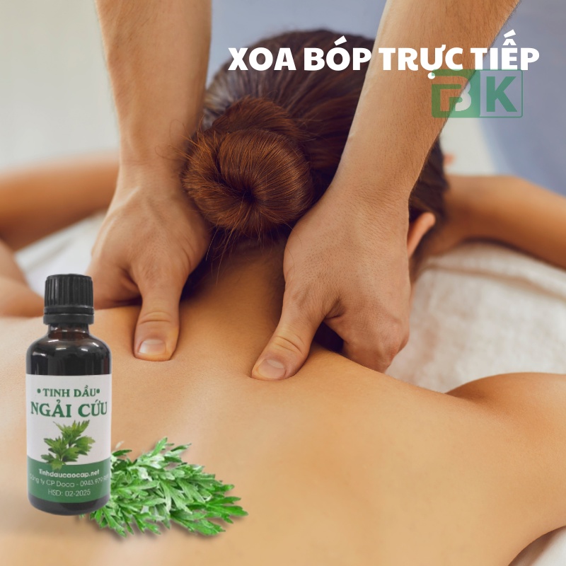 Tinh Dầu Ngải Cứu - Xoa Bóp, Ngâm Chân - Tốt Cho Xương Khớp | BKChinhHang