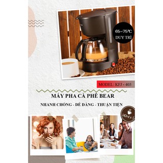 Máy pha cà phê Bear - KFJ403