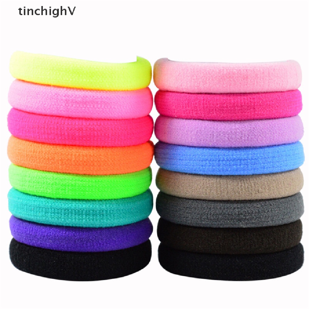 Set 10 Dây Cột Tóc Co Giãn Thời Trang Cho Nữ