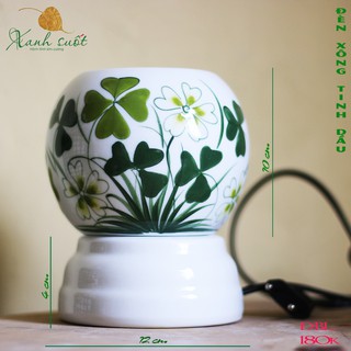 Đèn đốt tinh dầu Bát Tràng