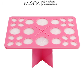 Giá phơi cọ trang điểm MAGA màu hồng