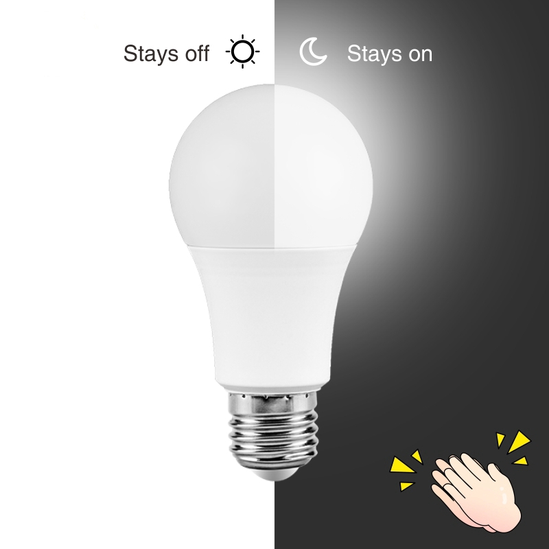 Bóng Đèn Led Cảm Biến Chuyển Động 7w 12w / 220v E27 Ánh Sáng Trắng