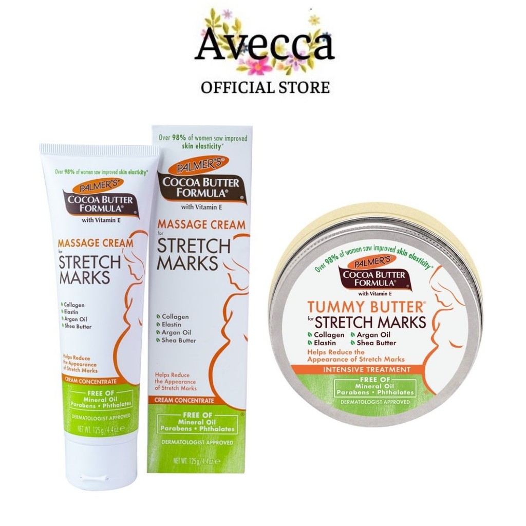 Kem Giảm Rạn Da, Vết Thâm Giúp Da Săn Chắc, Mềm Mịn Palmer's Stretch Marks Mỹ 125g