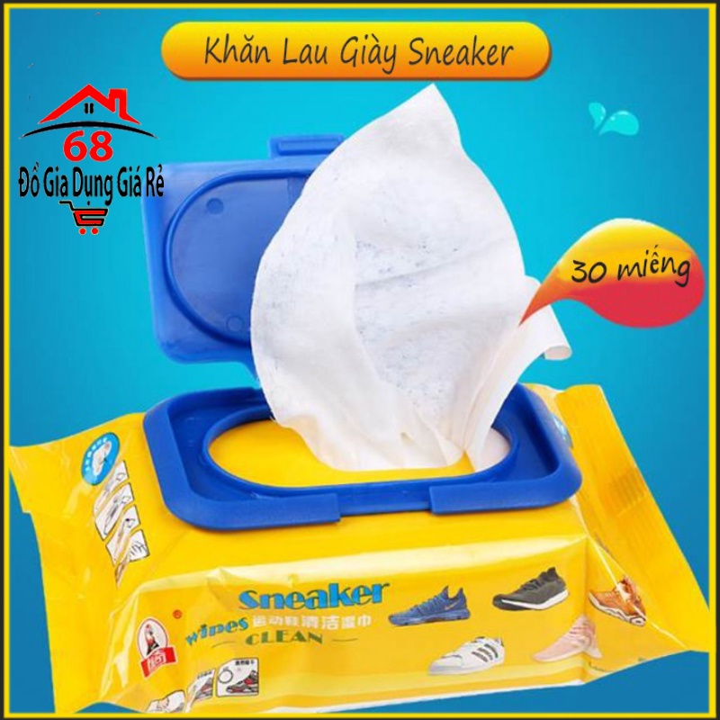 Giấy lau giày thần thánh - giấy ướt lau giày sneaker